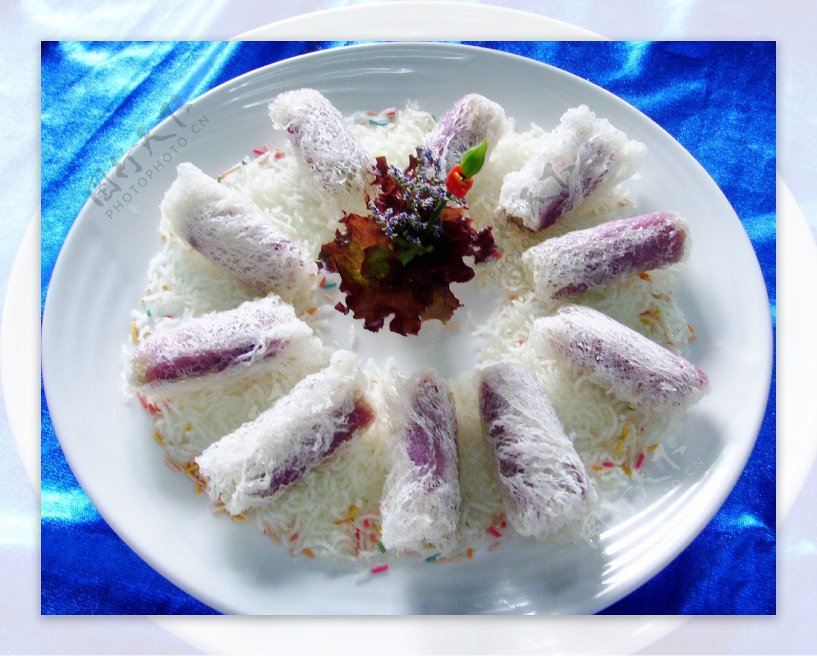日式紫薯卷图片