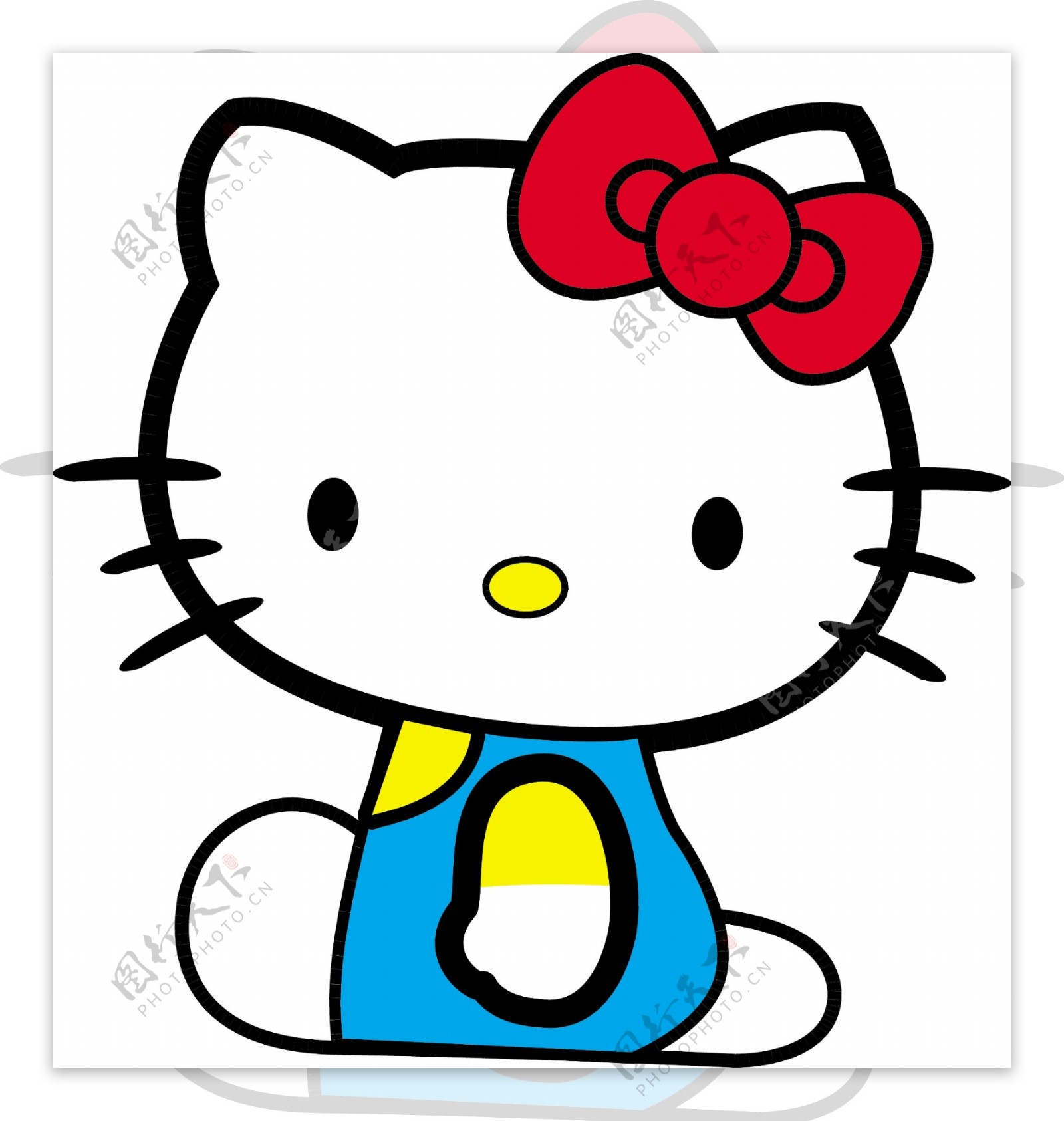 kitty猫凯蒂猫kt猫卡通图片素材-编号12867266-图行天下