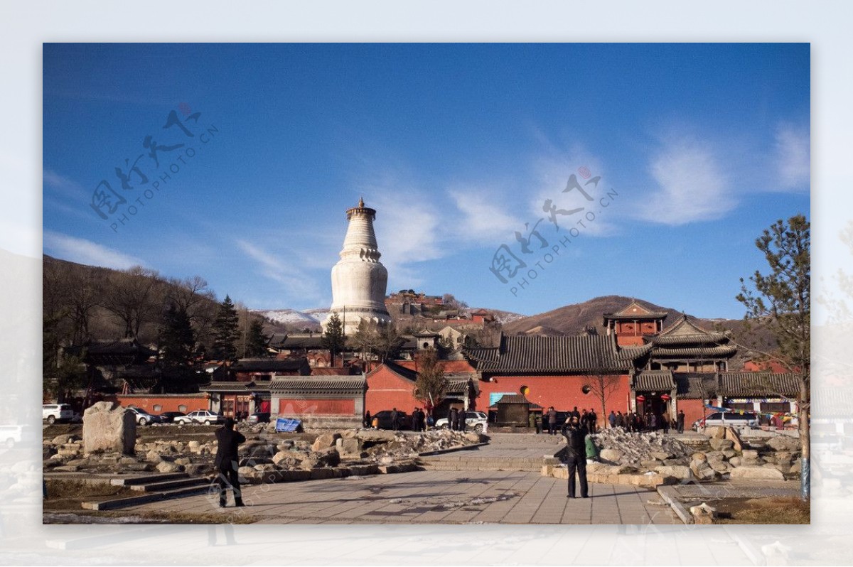 五台山喇嘛庙图片
