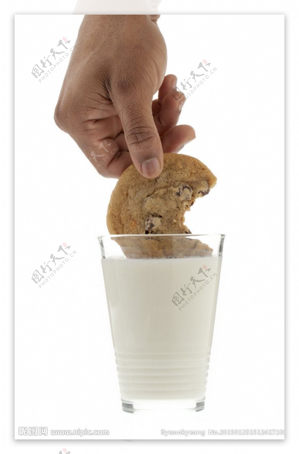 牛奶与饼干图片