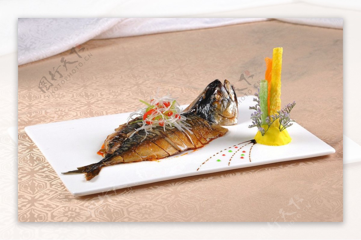 碳烤日本青鱼图片