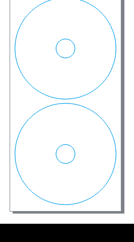 CD面打印模版图片