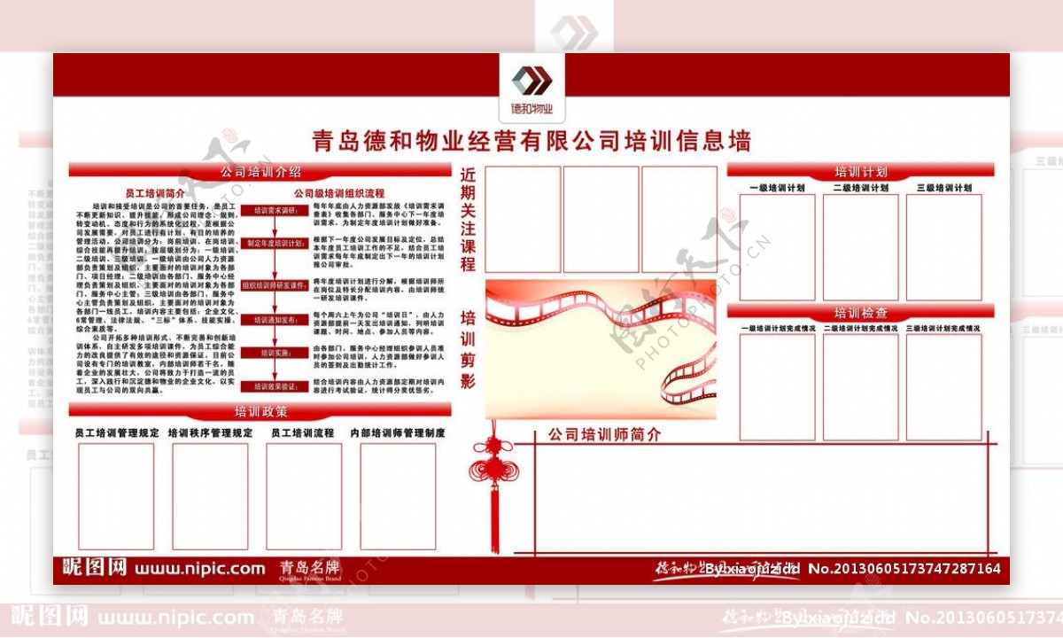 公司信息墙图片