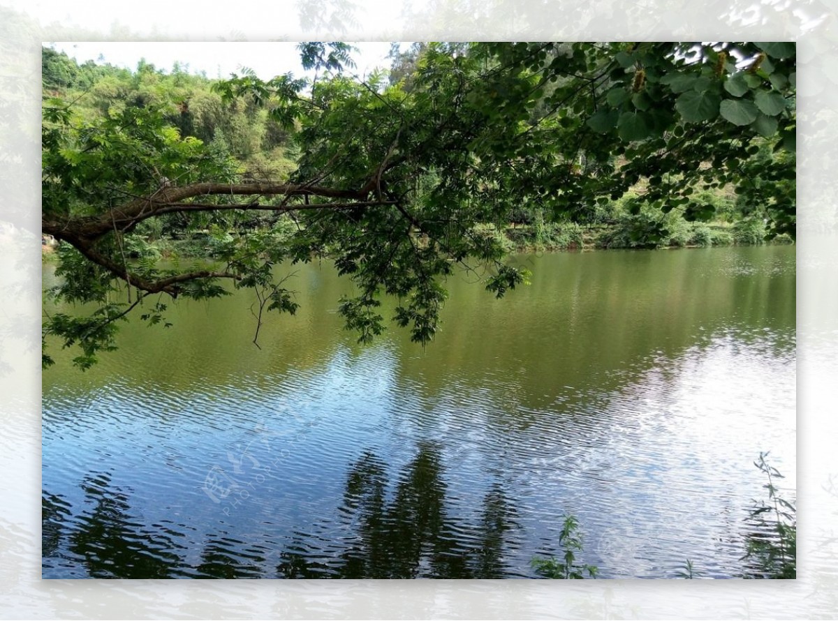 朝阳湖风景图片