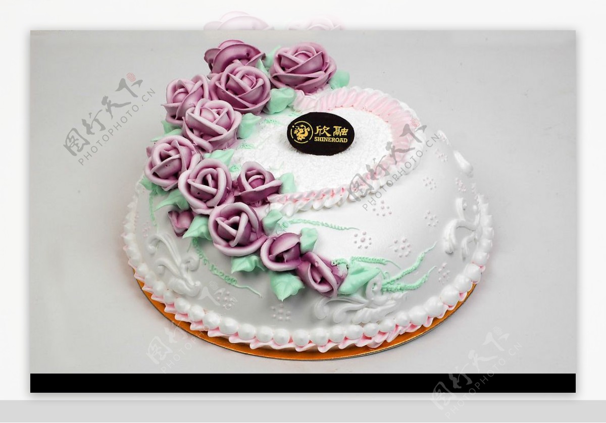 蛋糕玫瑰图片
