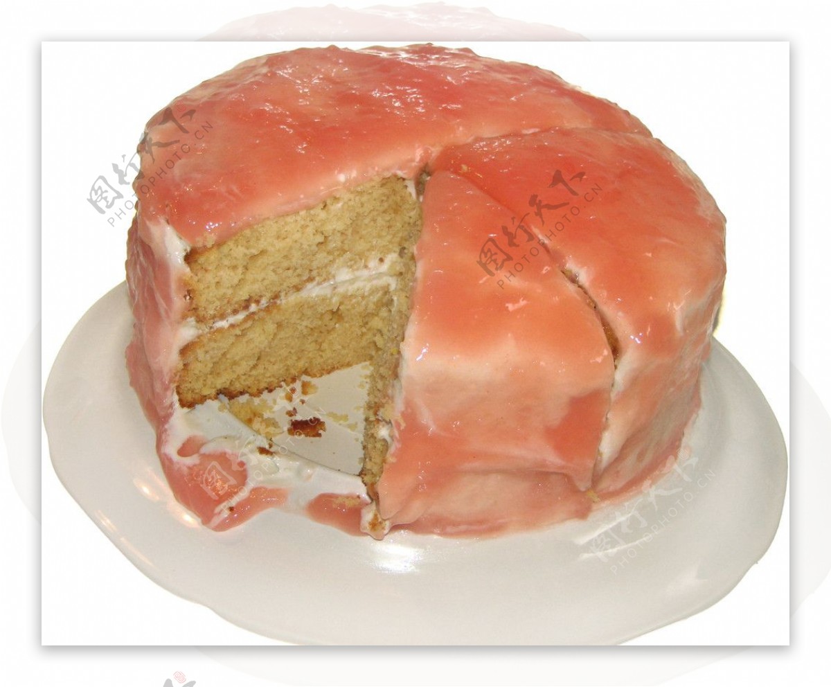 红起士蛋糕图片