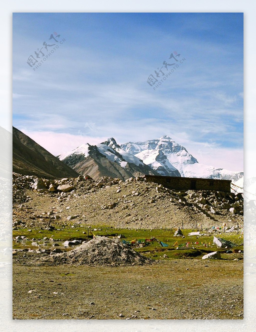 西藏珠峰大本营图片