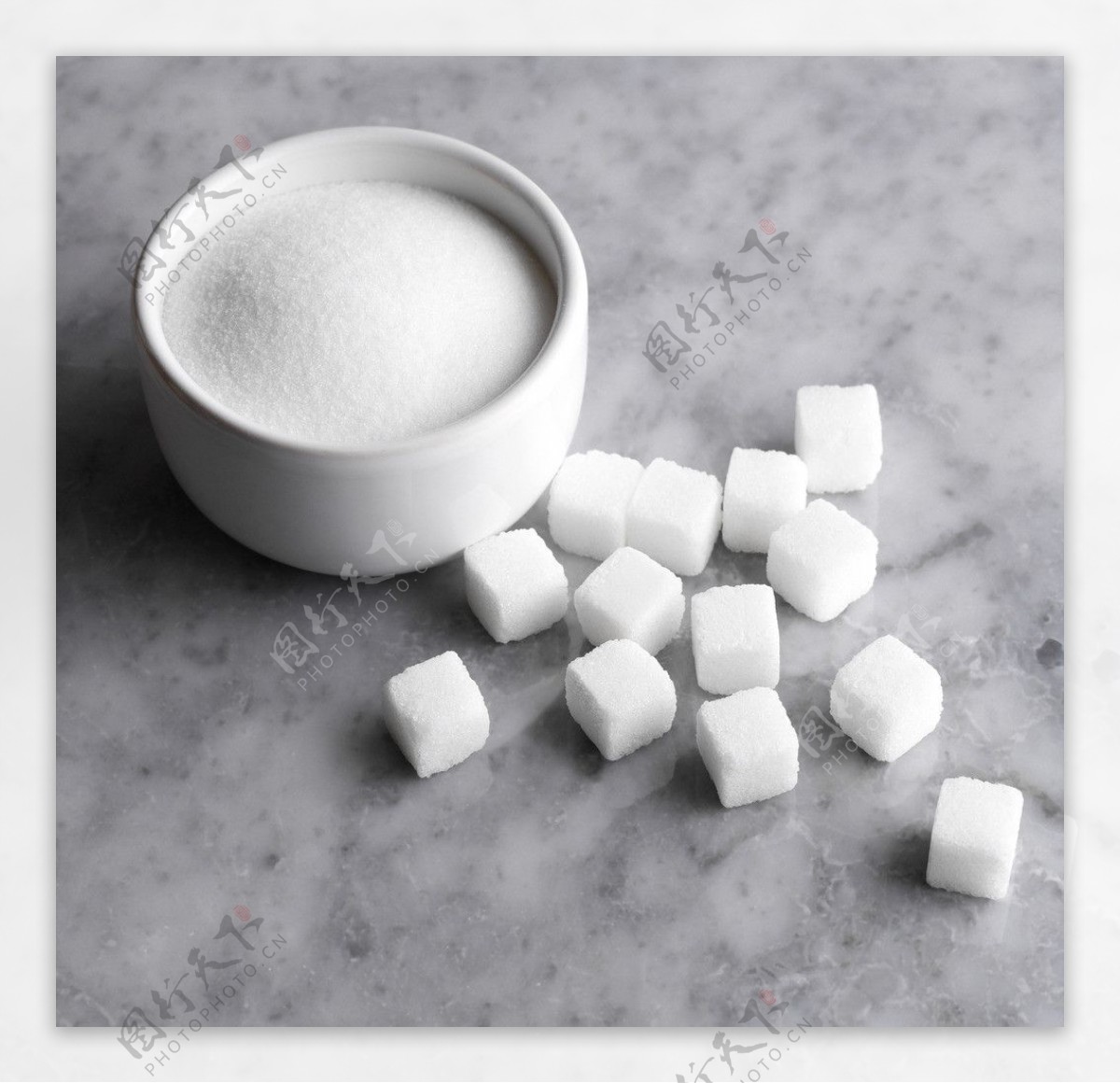 白砂糖图片