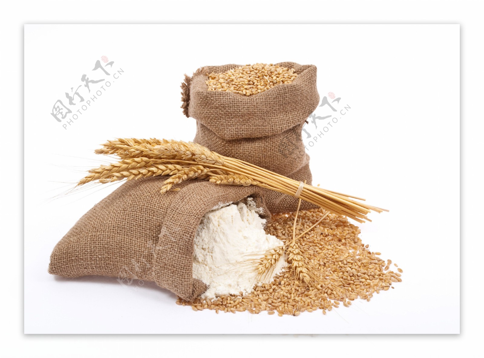 小麦面粉图片