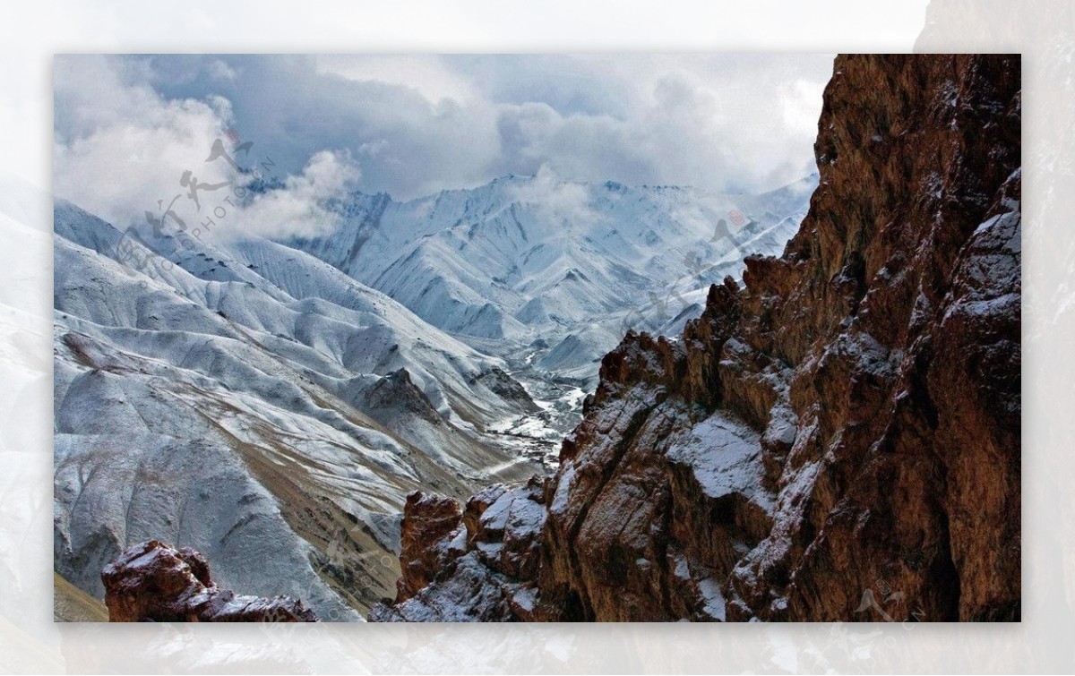 雪山风景图片