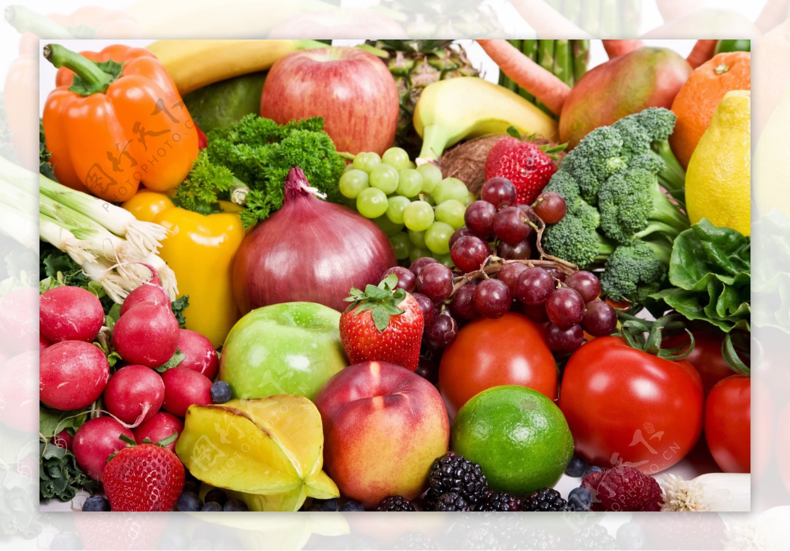 水果蔬菜集合高清图片素材