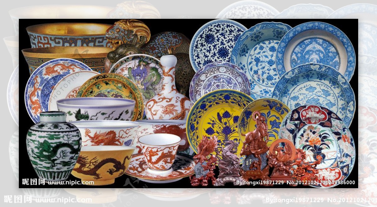 中国瓷器精品素材大全图片