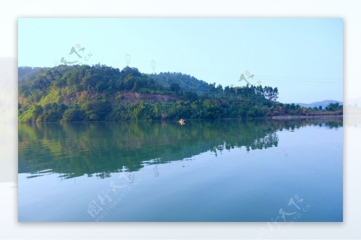 山水梅江风景图片