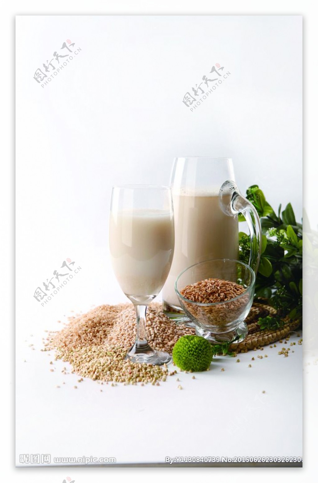 麦类五谷杂粮汁图片