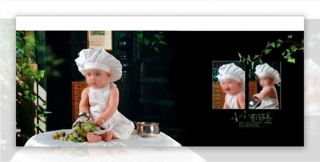 2010年童年趣事系列模板之小小厨师长图片