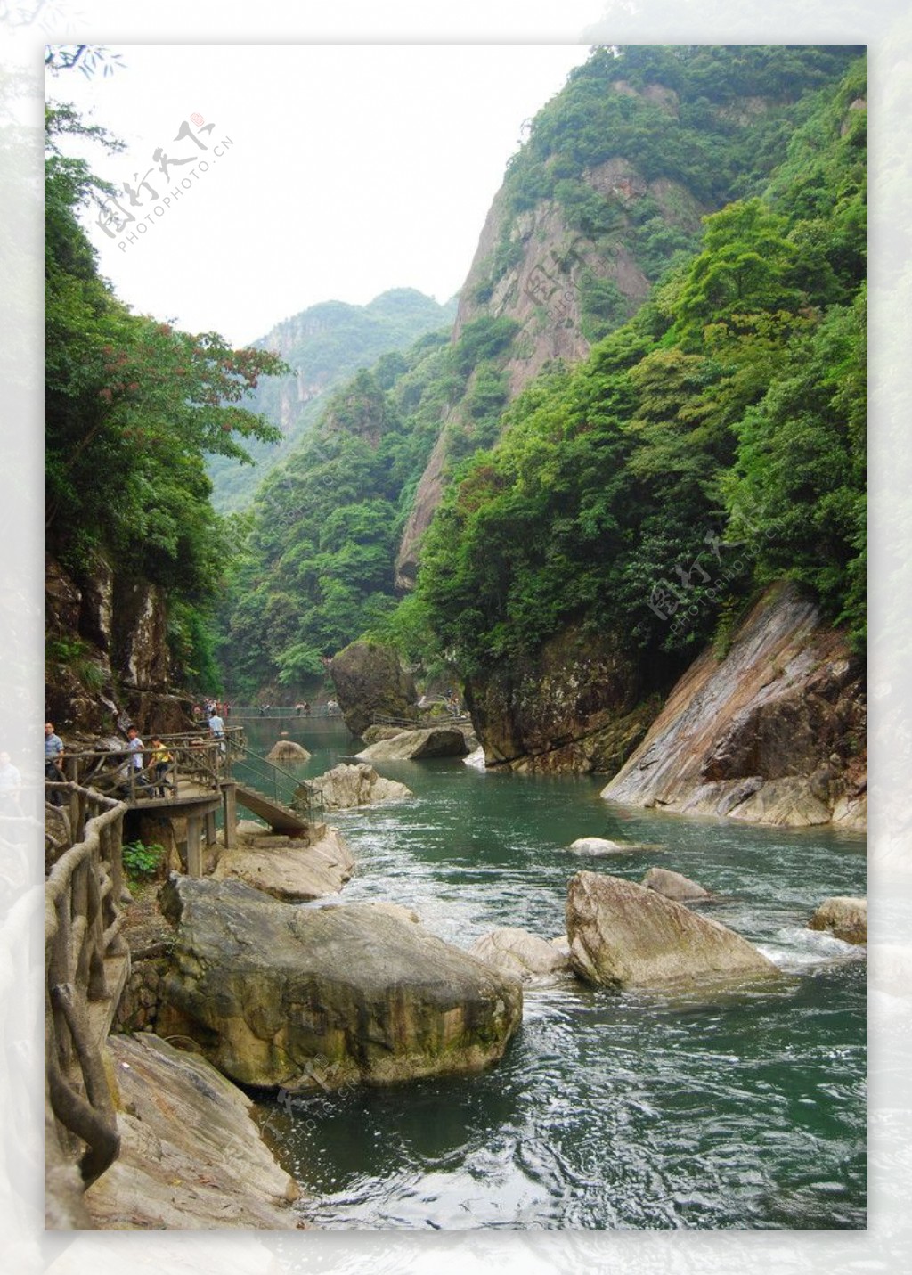 浙东大峡谷山水风景图片