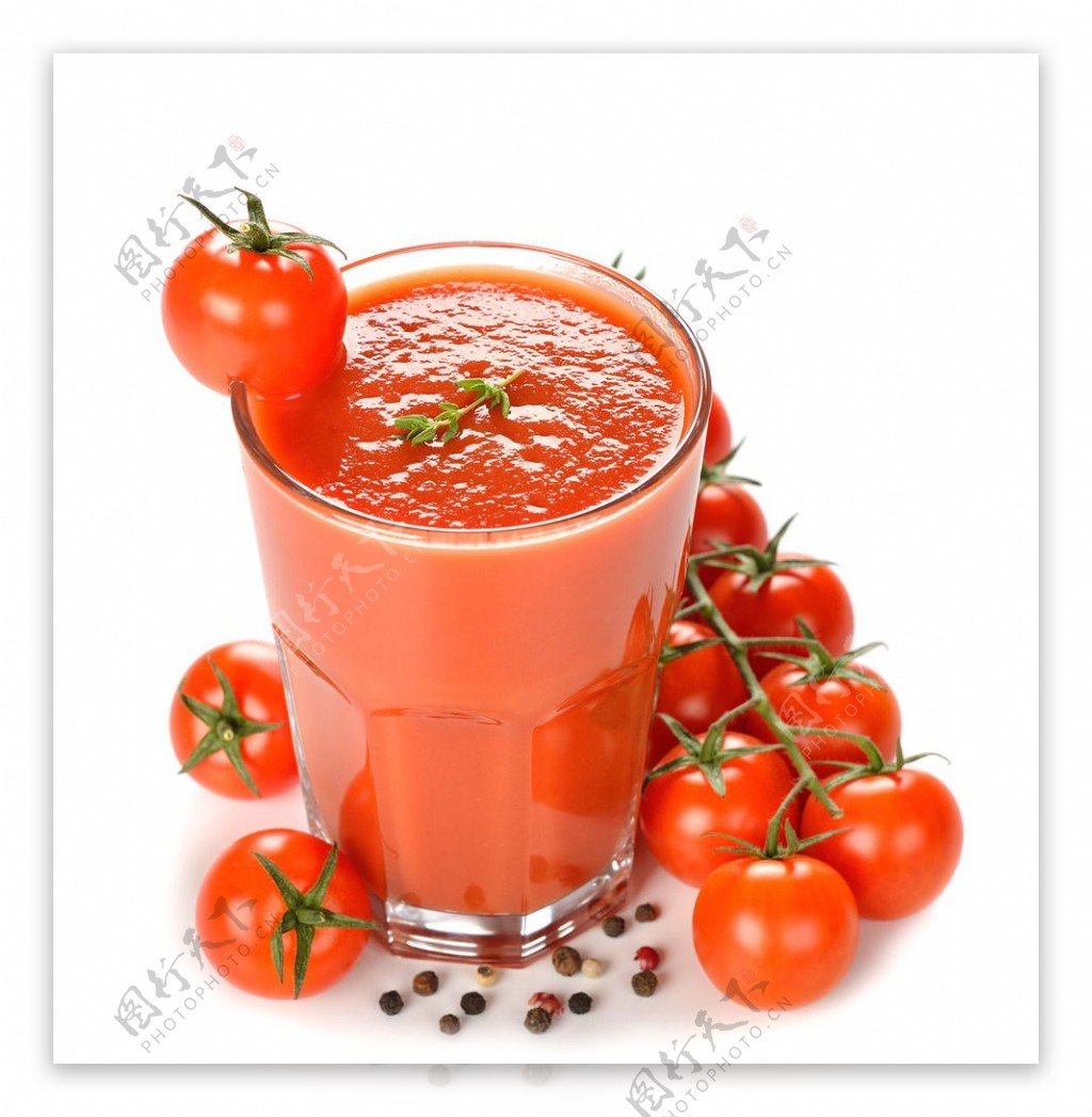 鲜榨番茄汁图片