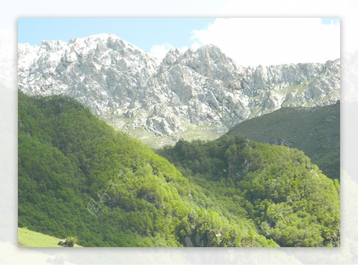 山峦风情图片