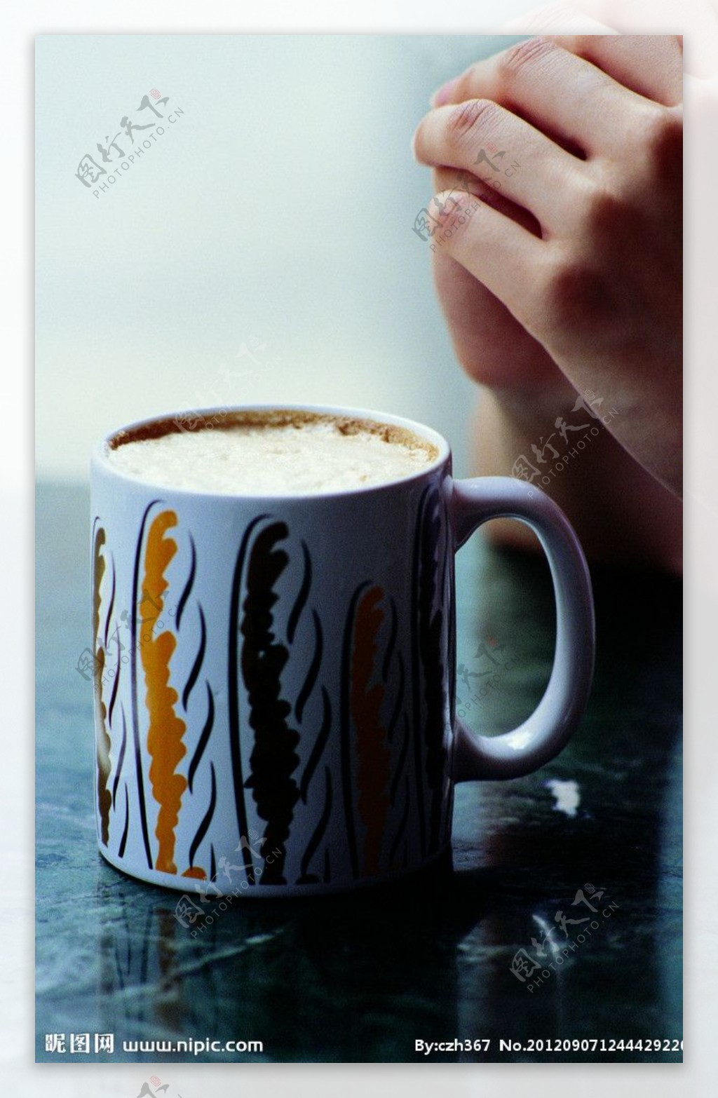 漂亮的咖啡杯图片