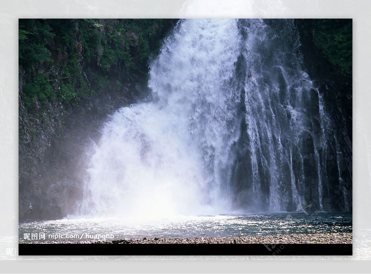 高清风景照清溪自然35瀑布图片