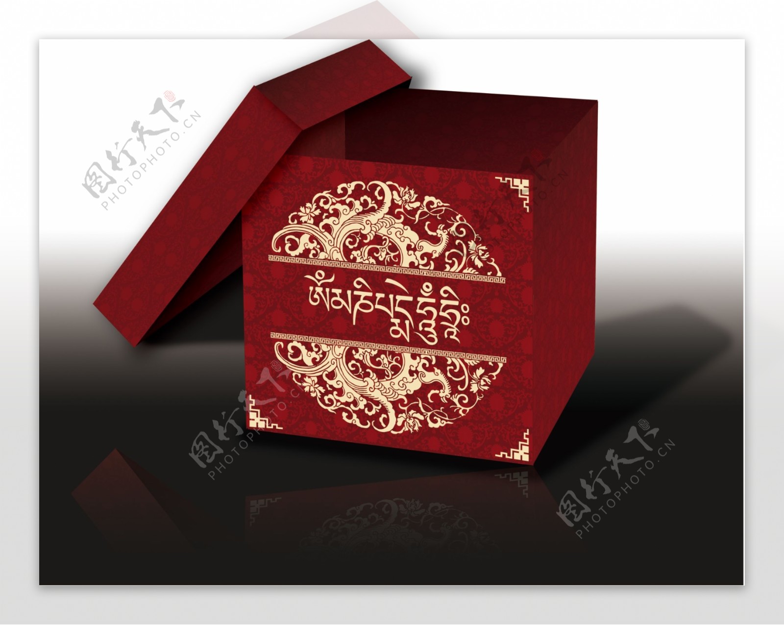 藏文化包装盒图片