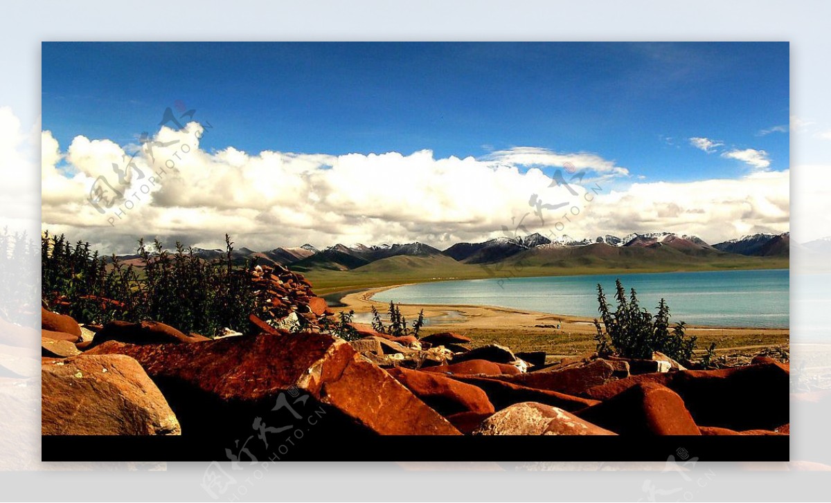西藏风光纳木措图片