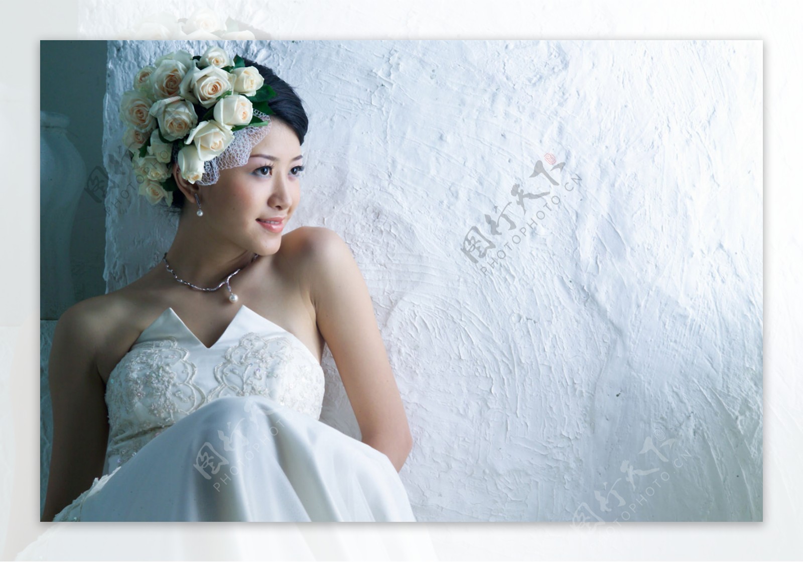 婚纱摄影模片美丽新娘图片