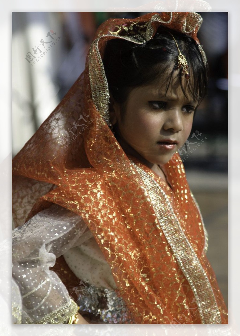 印度小女孩图片