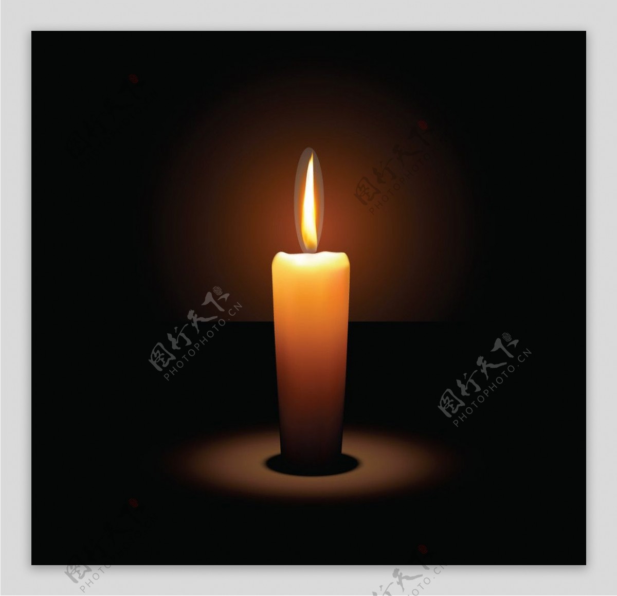 蜡烛矢量素材图片
