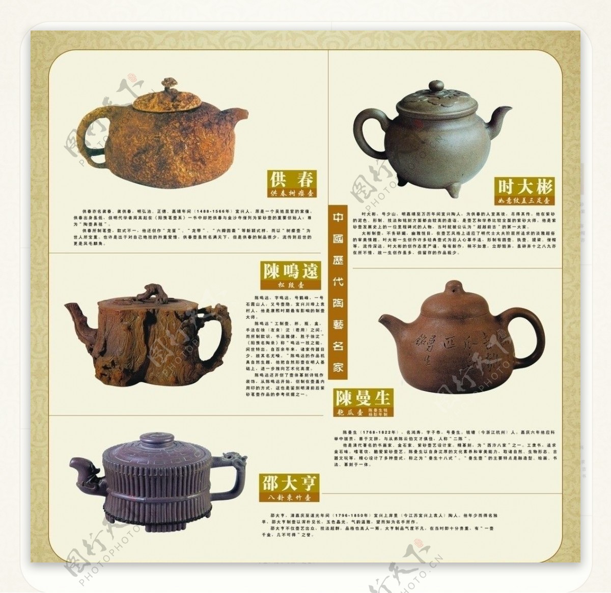 中国历代陶艺名家图片