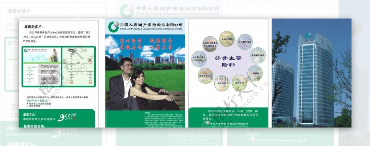 中国人寿KT版展板图片
