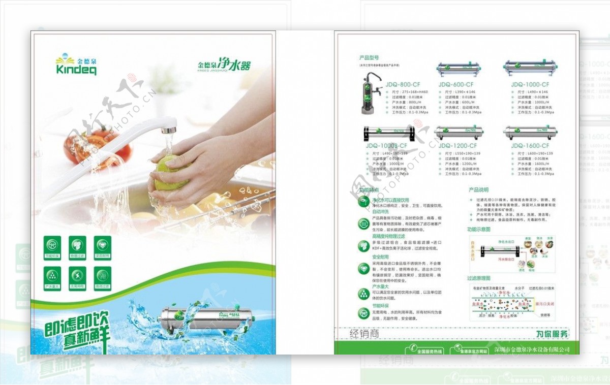 净水器产品单页图片