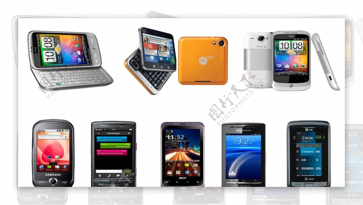 2010年最新多品牌手机图片