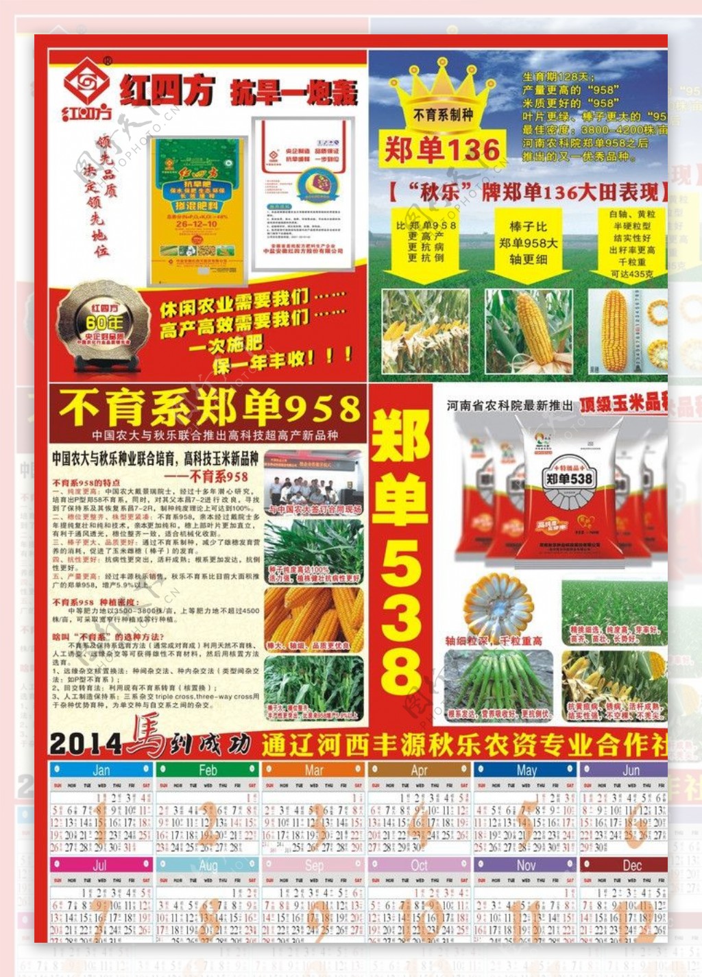 2014年种子日历图片