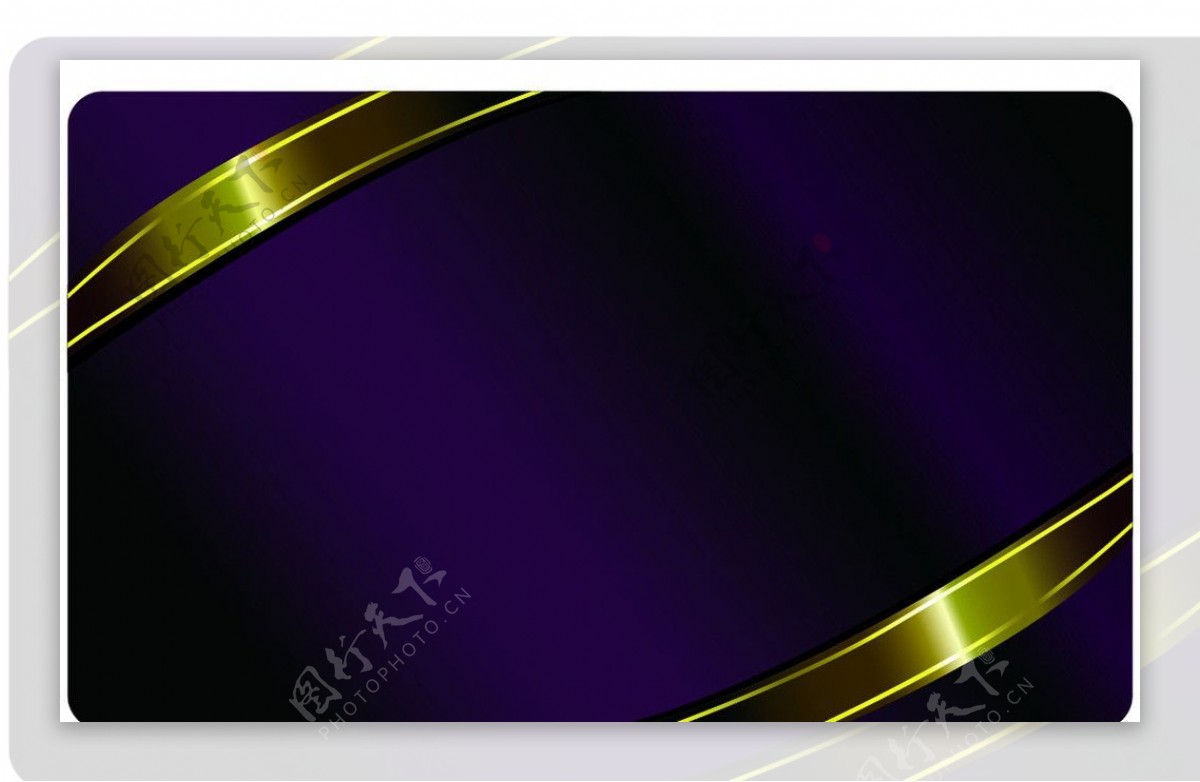 紫色典雅名片背景图片