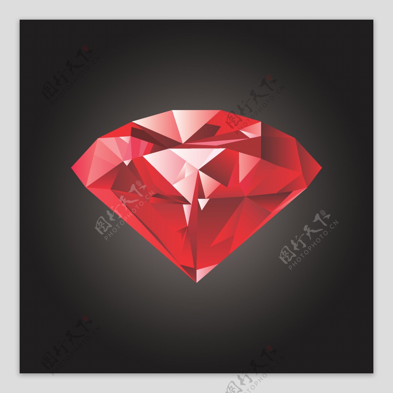 红色钻石图片