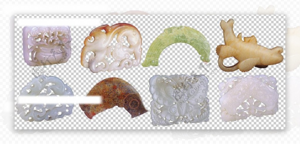 古典玉器分层素材4图片