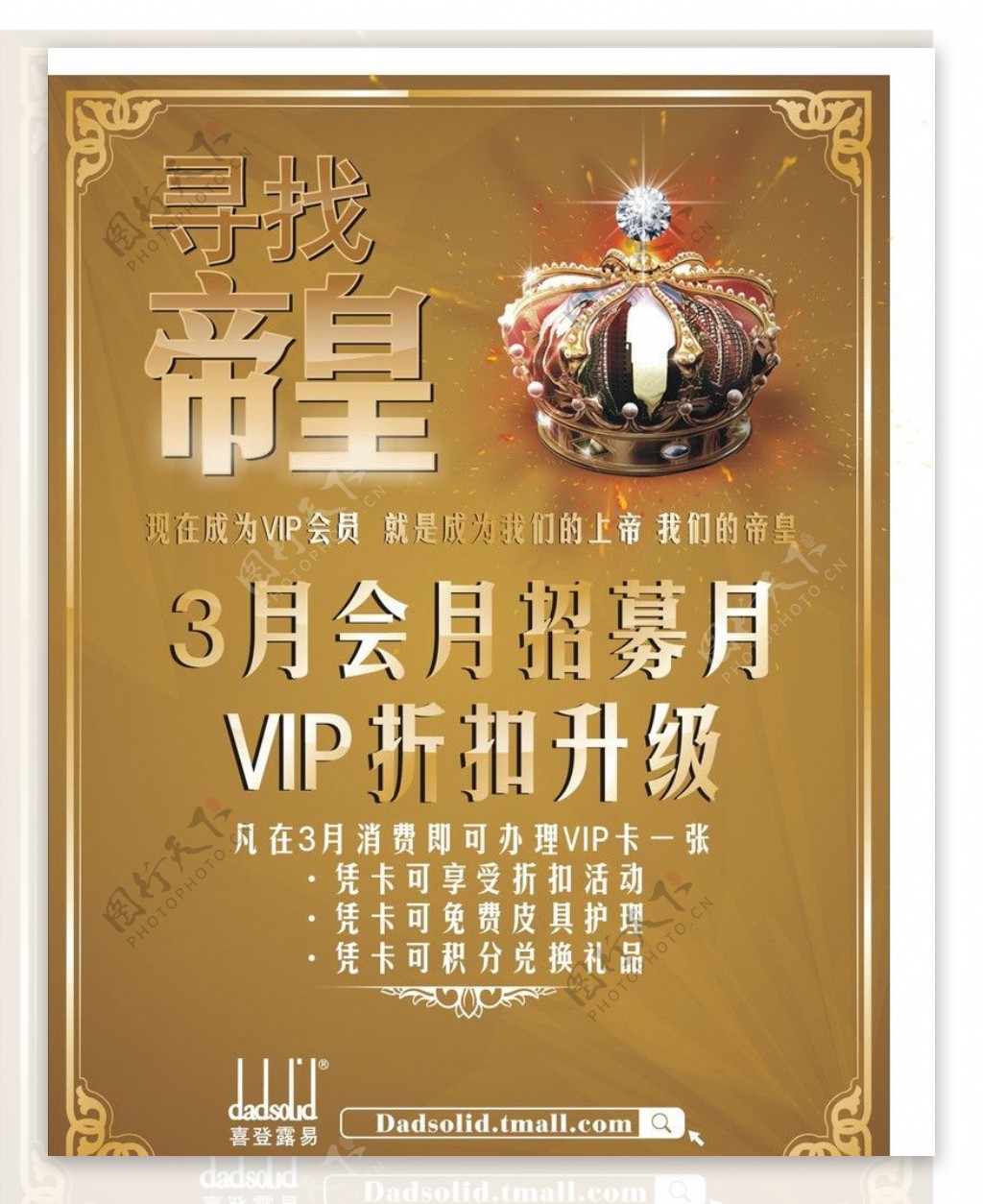 VIP会员招募海报图片