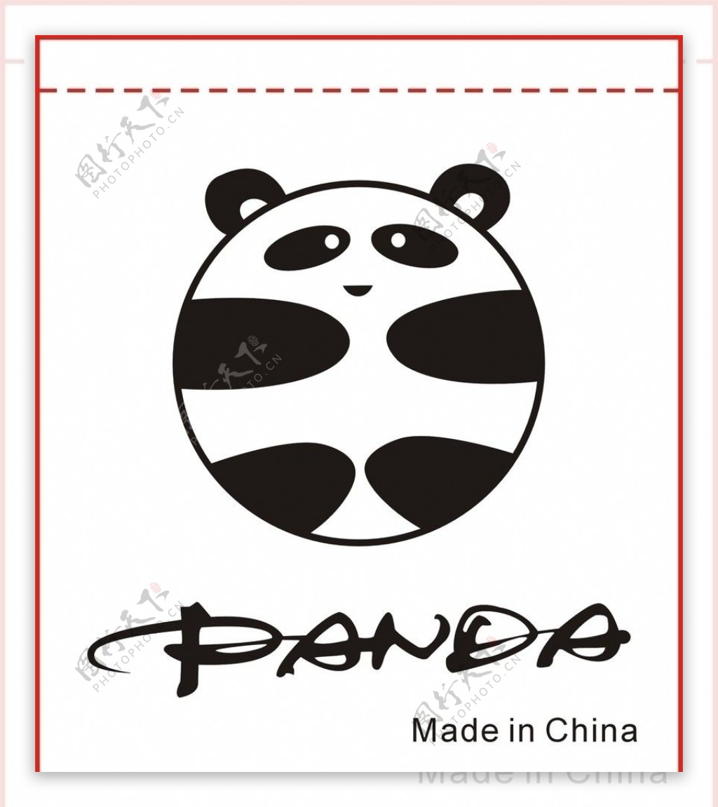 熊猫吊牌吊卡图片