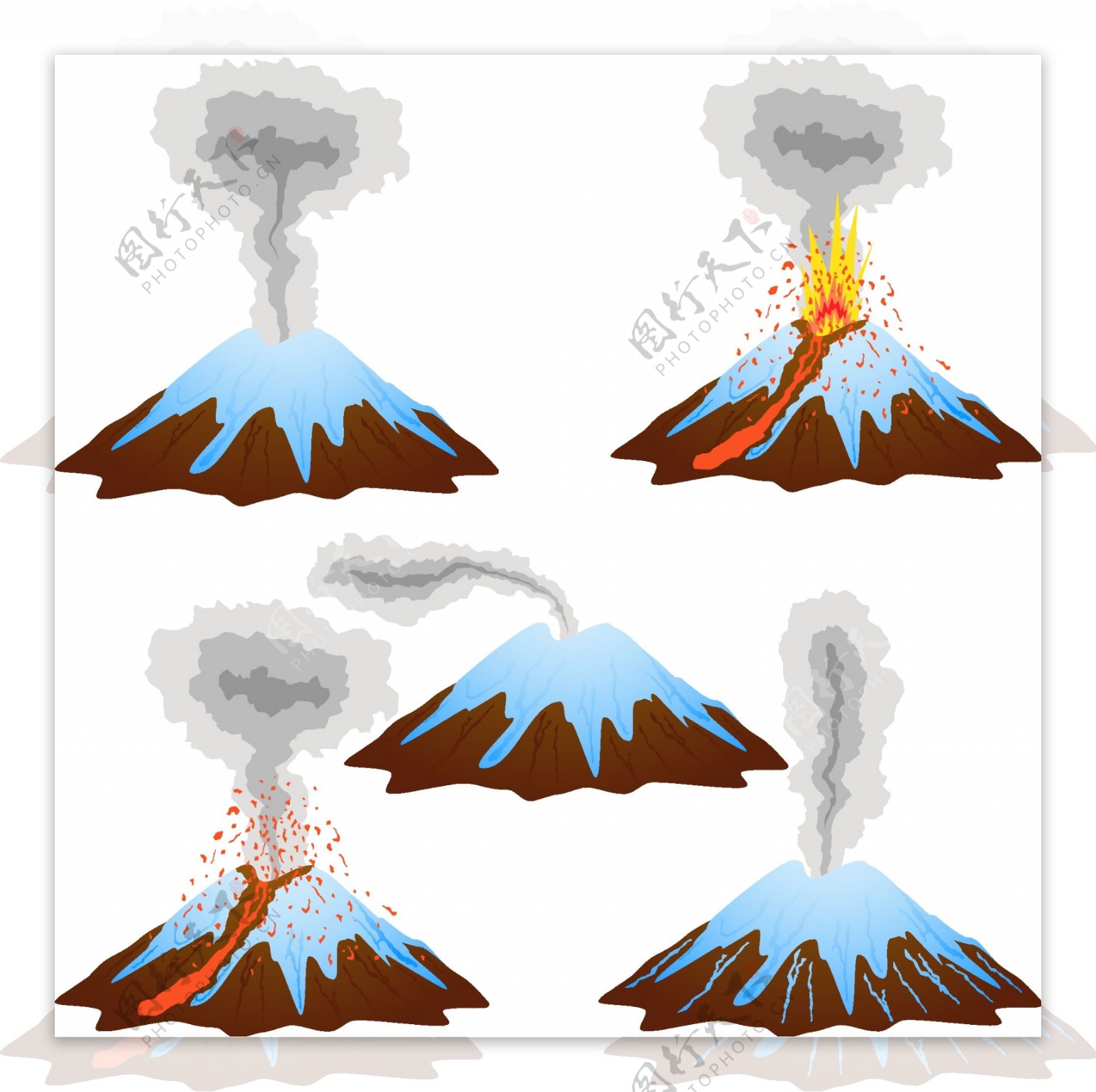 火山图片