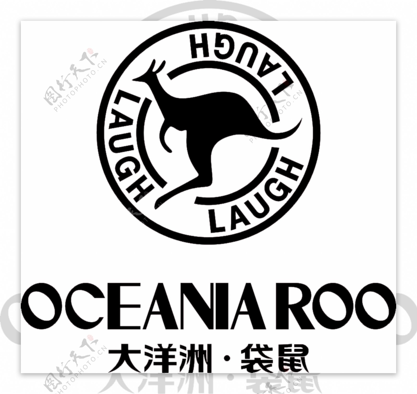 大洋洲袋鼠标志图片