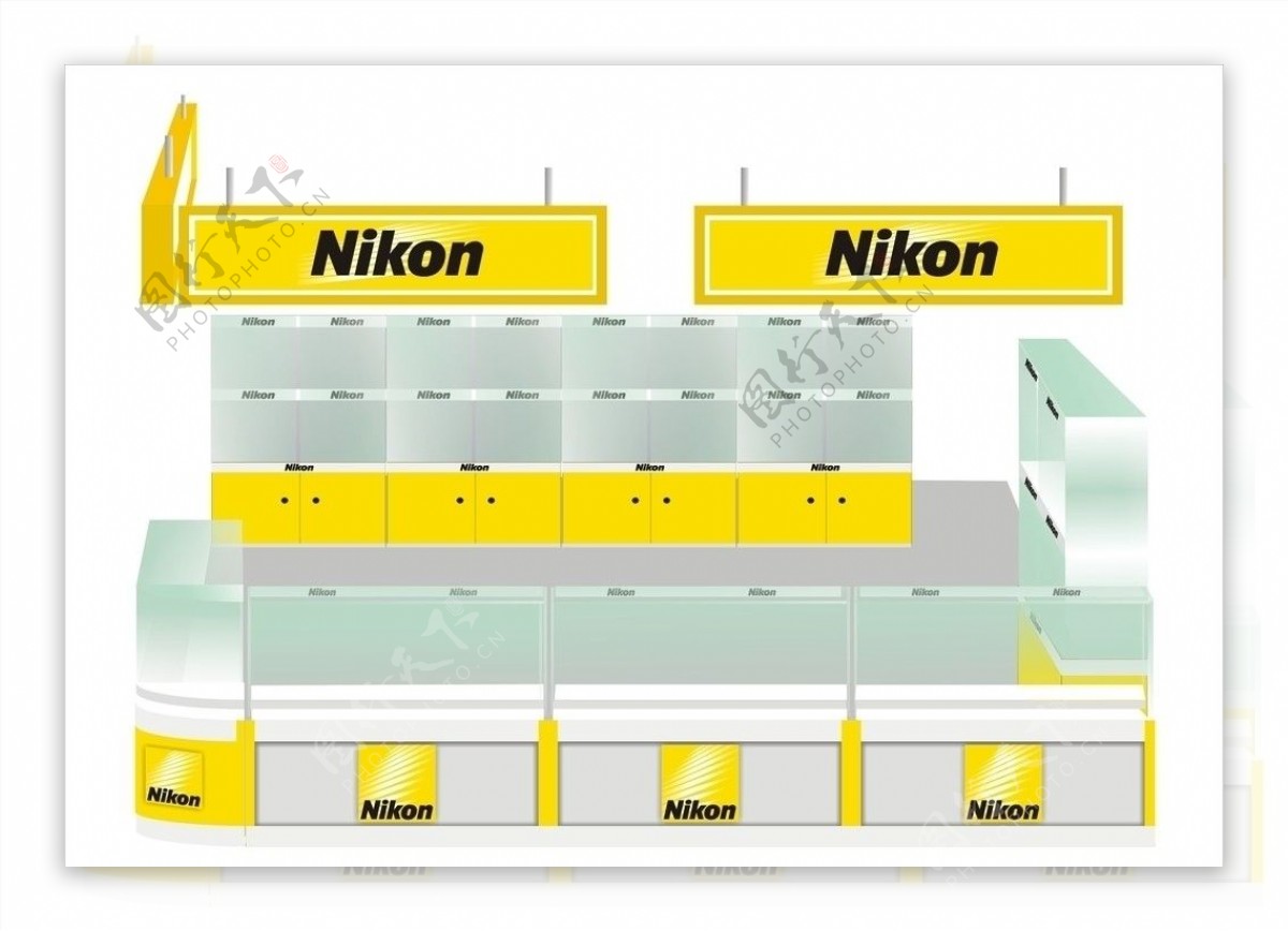 尼康专卖店装修效果图图片