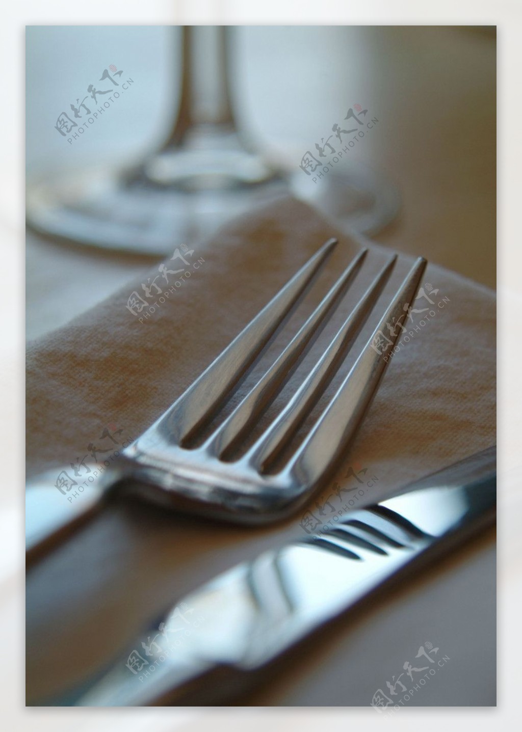 西餐餐具摄影图高清摄影大图-千库网