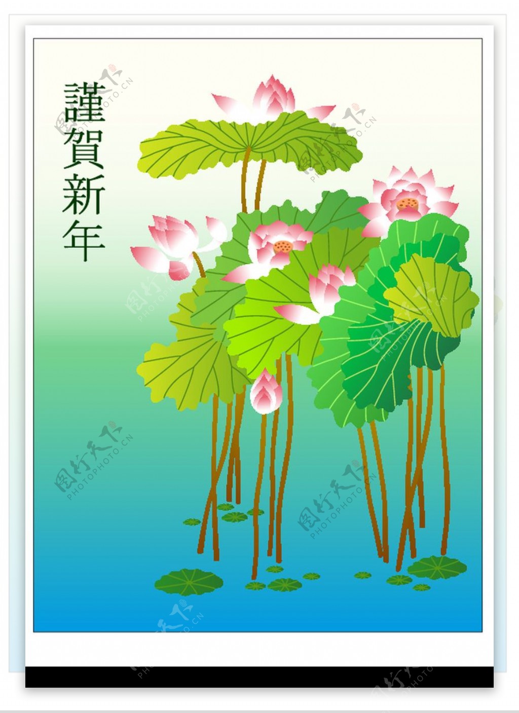 竹子荷花植物0021
