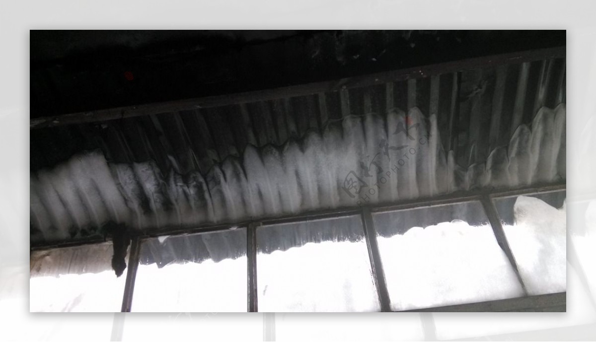 阳台的冰