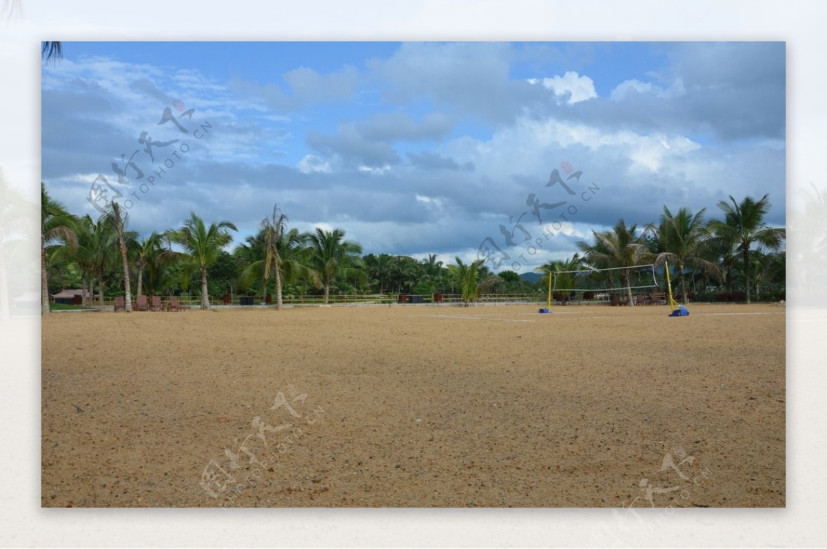 沙滩排球广场