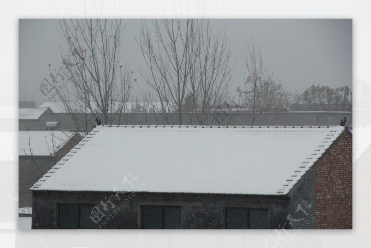 雪景屋顶
