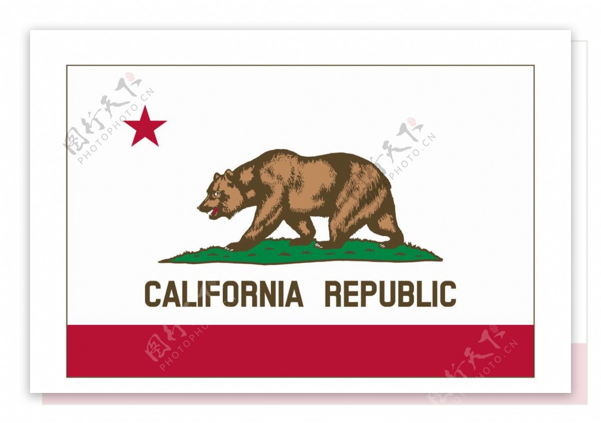 加利福利亚州旗