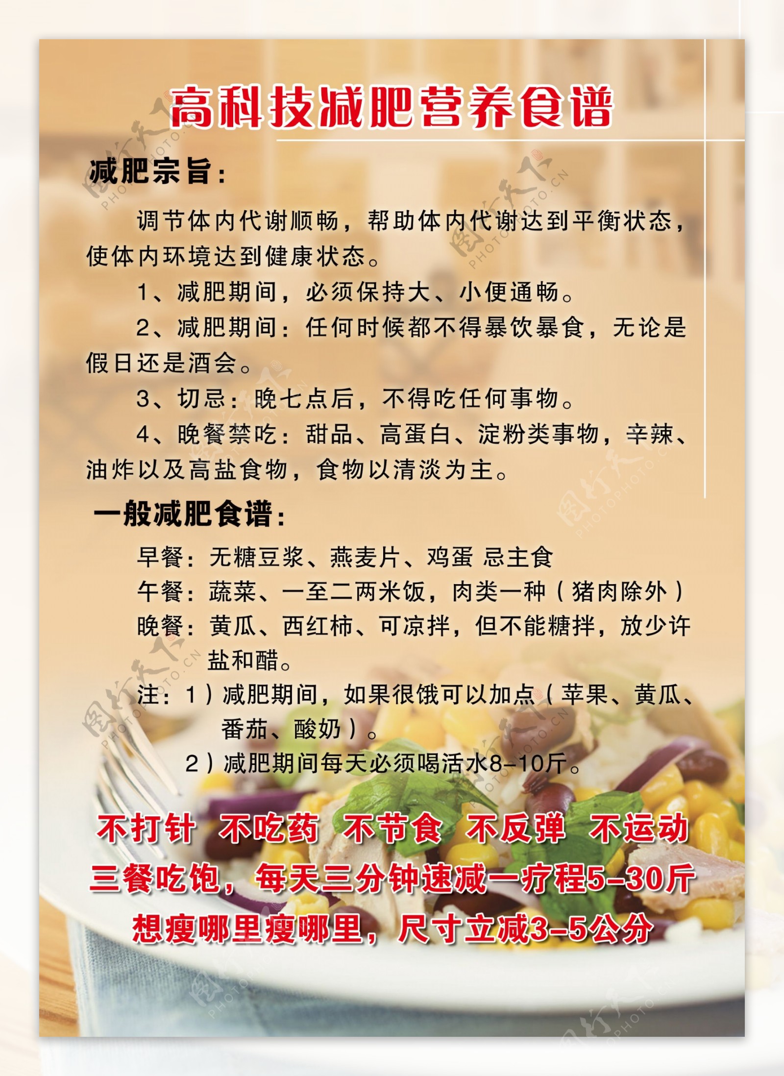 高科技减肥食谱