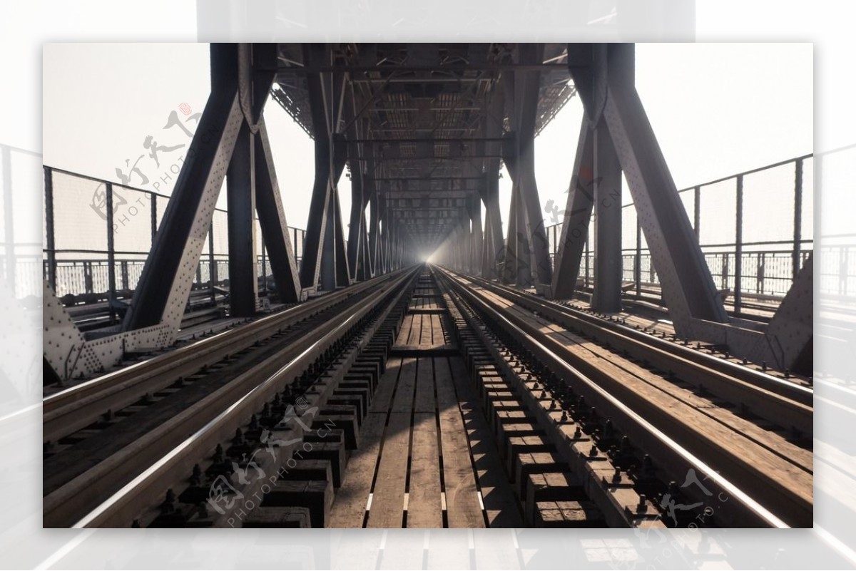 长江大桥钢梁铁路